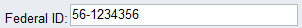 11. Federal Tax ID